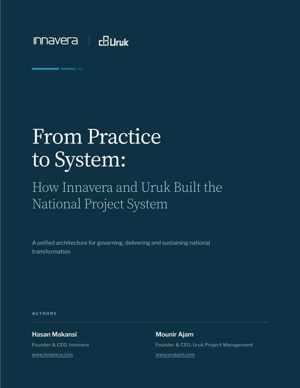 Cover of the white paper The National Project System: A Joint White Paper